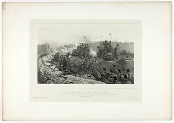 Salida de la guarnición romana..., de Souvenirs d’Italie: Expédition de Rome