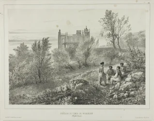 Castillo del Conde Woronzoff, Aloupka, Crimea, 12 de agosto de 1837