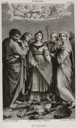 Denis-Sébastien Leroy, Chataigner y Bovinet - Santa Cecilia, según Rafael - 1802-1815