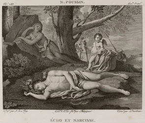 Denis-Sébastien Leroy, Chataigner y Dambrun - Eco y Narciso, según Nicolas Poussin - 1802-1815