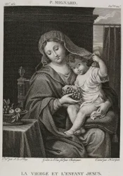 Denis-Sébastien Leroy, Chataigner y Henriquez - La Virgen con el Niño Jesús, según Pierre Mignard - 1802-1815