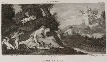 Denis-Sébastien Leroy, Chataigner y Niquet - Marte y Rea, según Nicolas Poussin - 1802-1815