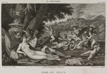 Denis-Sébastien Leroy, Chataigner y Niquet - Marte y Venus, según Nicolas Poussin - 1802-1815