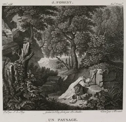 Denis-Sébastien Leroy, De Saulx et Bovinet - Un paisaje, según Jean-Baptiste Forest - 1802-1815