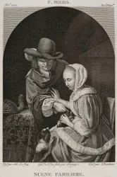 Denis-Sébastien Leroy, Lerouge y Dambrun - Escena familiar, según Frans van Mieris el Viejo - 1802-1815