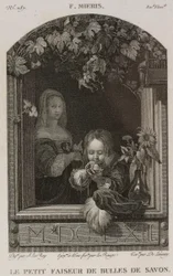 Denis-Sébastien Leroy, Lerouge y De Launay - La pequeña jabonera, según Frans van Mieris el Viejo - 1802-1815