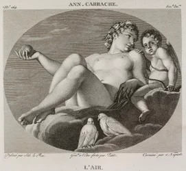 Denis-Sébastien Leroy, Petit y Niquet - El aire, según Annibale Carrache - 1802-1815