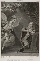 Denis-Sébastien Leroy et Le Villain - La Anunciación de la Virgen, según Francesco Albani - 1802-1815
