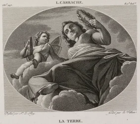 Denis-Sébastien Leroy et Le Villain - La Tierra, según Ludovico Carracci - 1802-1815