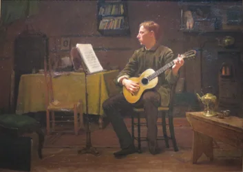 Un bohemio de Dennis Miller Bunker, 1885