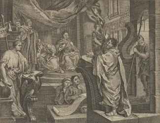 Pablo ante Félix de Sullivan, ca. 1800