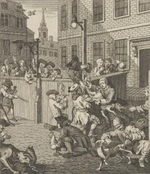 La primera etapa de la crueldad, ca. 1800.