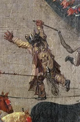 El triunfo de la archiduquesa Isabel en el Ommeganck en Bruselas el 31 de mayo de 1615 (detalle de una figura de diablo disfrazada), 1615