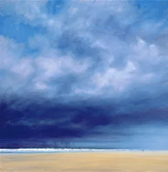 Tormenta en la playa de Holkham