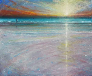 Stillness of Evening, 2020 (Óleo sobre lienzo)