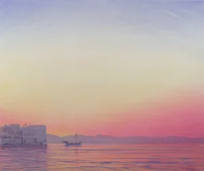 Atardecer en el Palacio del Lago, Udaipur