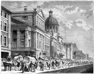 Bonsecours, Montreal, Canadá, siglo XIX