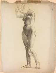 Estudio de una figura femenina
