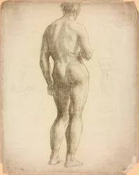Estudio de una figura masculina