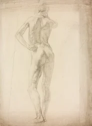Estudio de una figura masculina