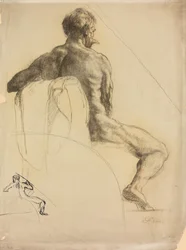 Estudio de una figura masculina
