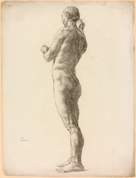 Estudio de una figura masculina