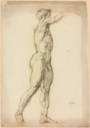 Estudio de una figura masculina