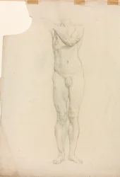 Estudio de una figura masculina