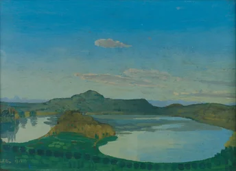 La piscina azul