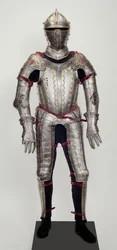 Armadura de campaña, de una guarnición, probablemente hecha para Ludwig Ungnad von Weissenwolf auf Sunegg, ca. 1552