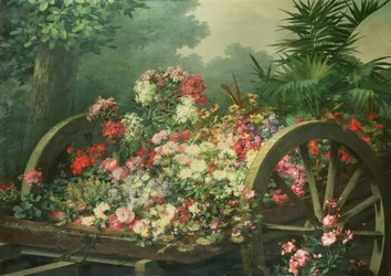 El carro de flores