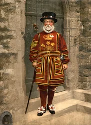 Un guardia de la yeomanía, c.1890-1900