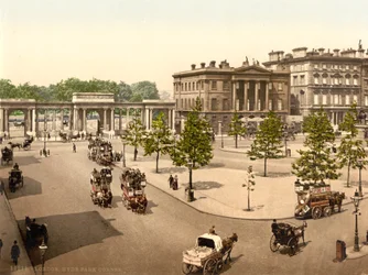 Hyde Park Corner, Londres, c.1890-1900