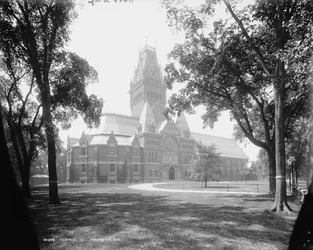 Salón Memorial, Universidad de Harvard, c.1899