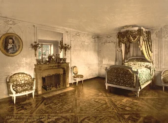 Petit Trianon, Versalles, cámara de María Antonieta, c.1890-1900