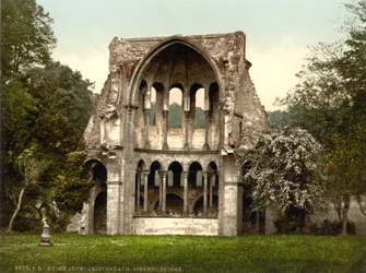 Ruinas de la Abadía de Heisterbach, Renania del Norte-Westfalia, Alemania, c.1900