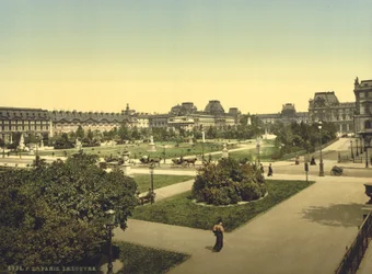 El Louvre, París, c.1890-1900