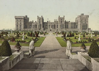 Terraza Este del Castillo de Windsor, c.1900