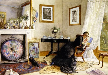 Interior con el artista