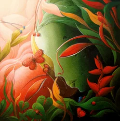 Mujer de espíritu tropical