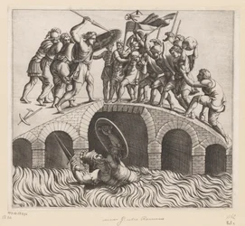 Horacio Cocles en el Tíber