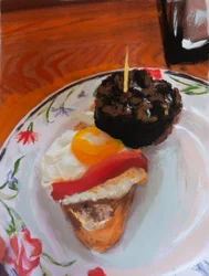 Cojonudo, 2018 (pintura acrílica sobre foto impresa)