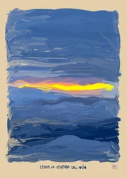 Desde la ventana del avión, 2022 (digital artwork made on iPad)