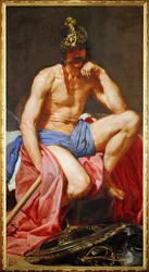 Dios Marte (pintura sobre lienzo)