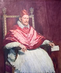 El Papa Inocencio X, llamado Giambattista Pamfili