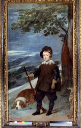 Retrato en atuendo de caza del Príncipe Baltasar Carlos de España
