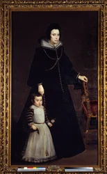 Retrato de Antonia de Ipenarrieta con su hijo Luis