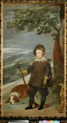 Príncipe Baltasar Carlos como cazador