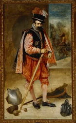 El bufón conocido como Don Juan de Austria ... (pintura sobre lienzo)