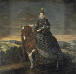 Retrato ecuestre de Margarita de Austria